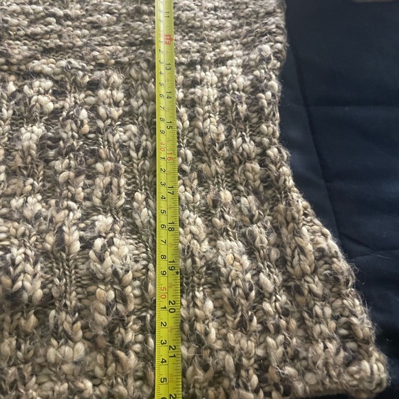 Lightweight tweed knit wool blend vintage sweater size large - Picture 6 of 7